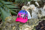 STINGRAY FLORIDA INSPIRED TRUCKER HAT | PINK
