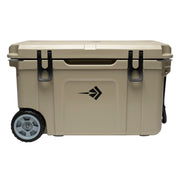 Stingray 55L 58QT Rotomolded Cooler With Wheels | Tan